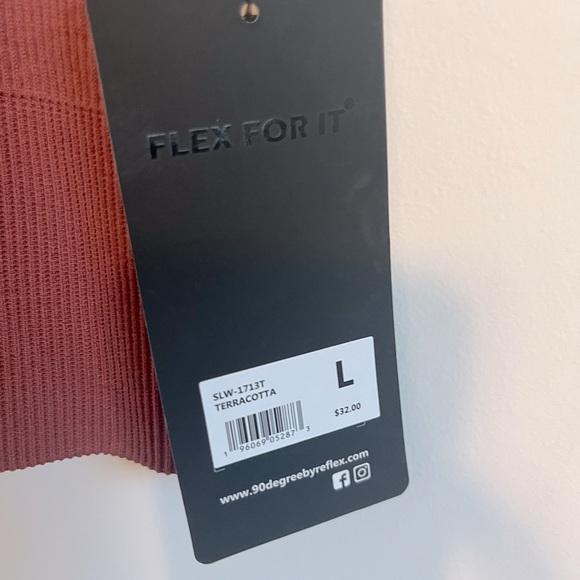 NWT 90 Degree by Reflex Ribbed Tank Too Sports Bra - Picture 4 of 4